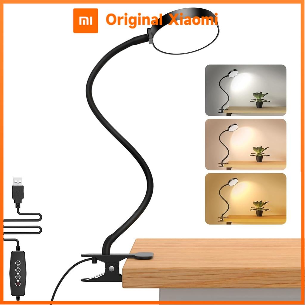 Xiaomi Schreibtischlampen LED Buchlicht USB Wiederaufladbar Leselicht Warm Kaltweiß Tageslicht Tragbar Flexibel Einfacher Clip Nachtleselampe