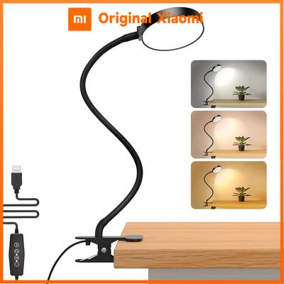 Xiaomi Lampki Biurkowe LED Lampka do Czytania USB Ładowalna Ciepła Chłodna Biała Światło Dziennie Przenośna Elastyczna Łatwy Klips Lampka Nocna do Czytania