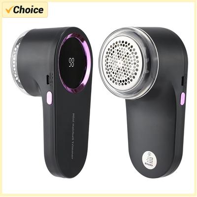 Portable Lint Remover for Clothing Electric Fuzz Pellet Remover LED Display Rechargeable for Clothes Fabric Shaver Fluff Remover