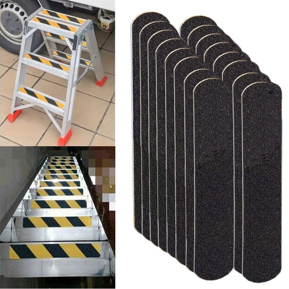8Pcs Waterproof Stair Tread Anti-Slip Tape Luminous Stair Tread Tape Floor Warning Tape  Ladders