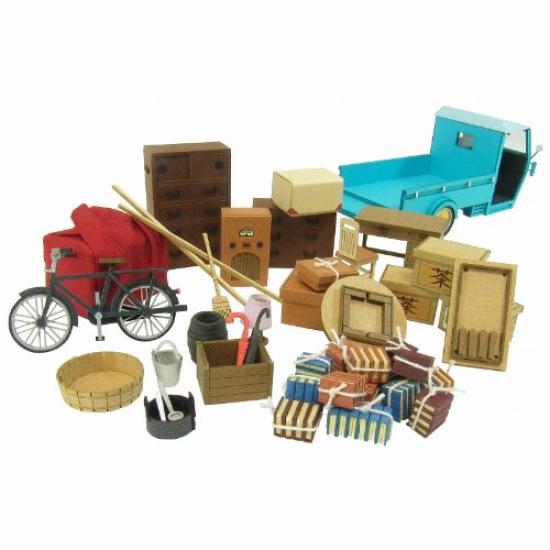 Sankei Miniature Art Kit Studio Ghibli My Neighbor The Kusakabe Family Moving Scale Paper Series Totoro House, 1/48 Craft, MK07-14