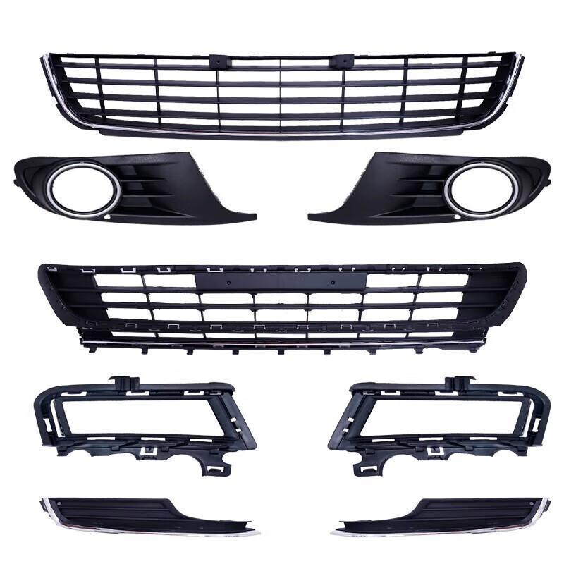 Fog Light Trim Center Grille Vent Cover for 2010-2017 Golf 6 & 7
