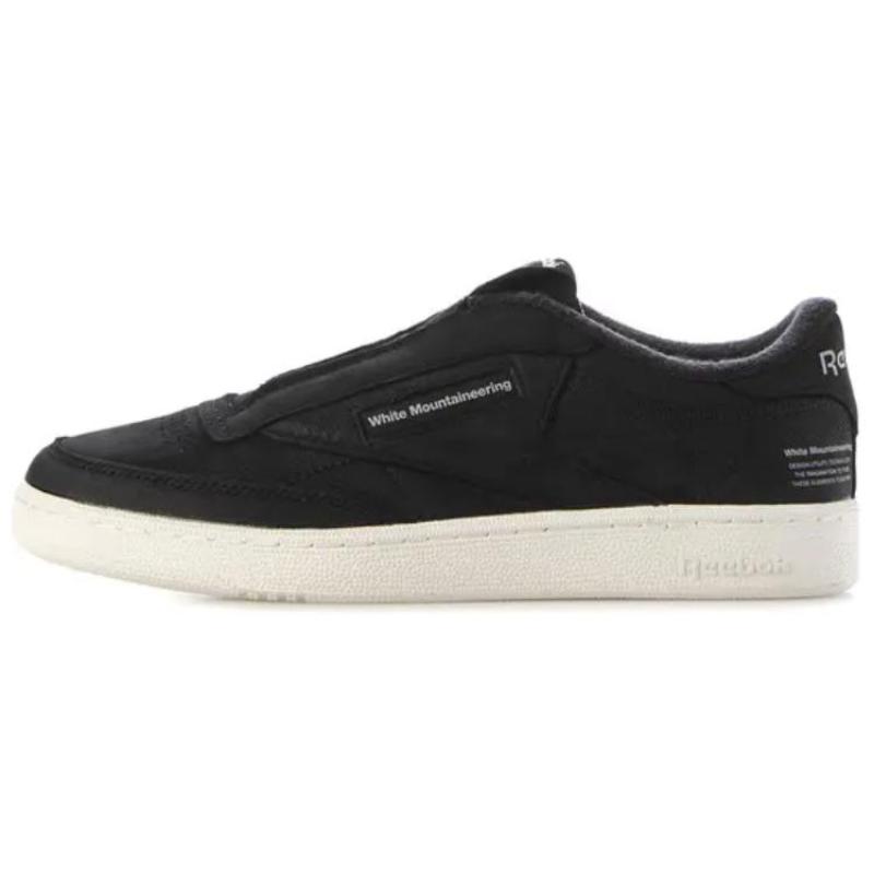 

Reebok White Mountaineering X Reebok Club C 85 Black Chalk Sneakers 100218233 43 чёрный