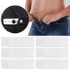 Belt Extension Buckle Adjustable Maternity Waistband Extension Button Elastic Lengthen ButtonWhite