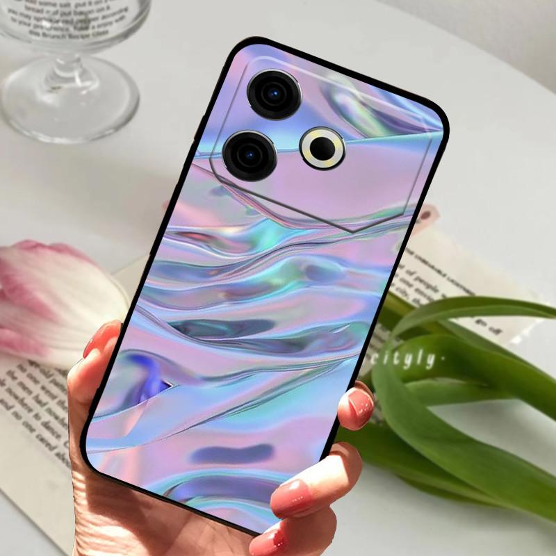 Für Tecno Pova 6 Neo Hülle Stoßfest Weiches TPU Silikon Handyhülle Für Tecno Pova 6 Neo Funda Pova6 Neo Capa Niedlicher Cartoon