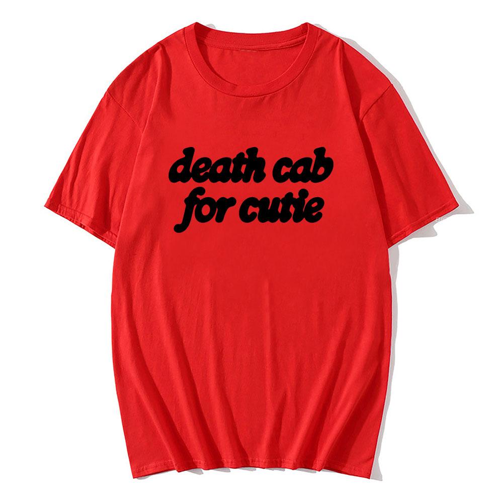 I Built You A Tower Album T-shirt Band Death Cab for Cutie Print Tshirts O-neck Summer Unisex Streetwear Graphic Tops