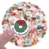 120 Christmas Graffiti Stickers: Waterproof Decoration for Notebooks, Guitars, Skateboards & DIY Projects