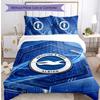 Brighton & Hove Albion Football Printed 3 Pieces Bedding Set, Comfortable Skin Friendly Bedroom Duvet Cover Set