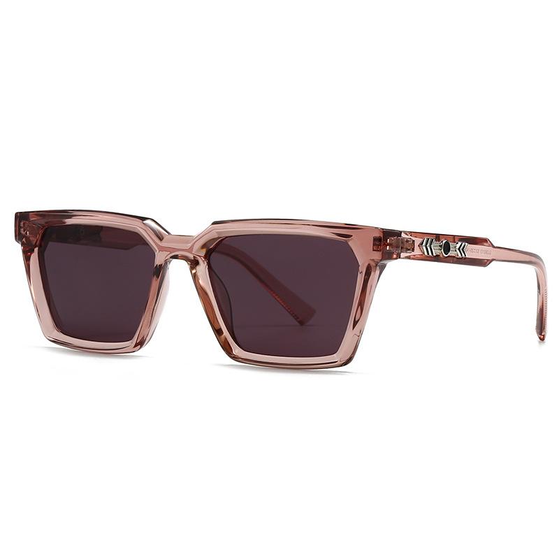 New Men Advanced Super Light Frame Fashion Square Sunglasses Women High Quality Trendy Anti Mist Outdoor Driving Shades UV400
