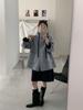 Scarlet 2025 Autumn/Winter Women's Hooded Loose Double-Faced Cashmere Jacket