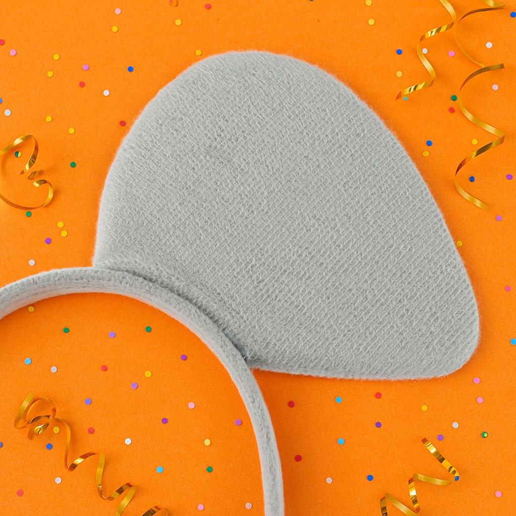 [TopTie] Pig Animal Ear Headband, Cosplay Hair Accessory for Kids and Adults, Fluffy Ears, Halloween, School Festival, Birthday, Party, Gift,