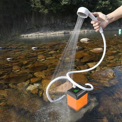 Portable Electric Dormitory Shower: Self-Priming Pump and Mobile Shower Head for Outdoor Use