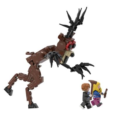 New Horror 99 Nights In The Forest Deer Blocks Set Forest Monster Deer Blocks Girl Boy Toy For Children Birthday Collocatio Gift