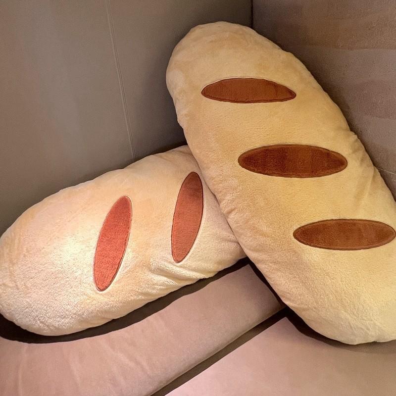 Bread Baguette Simulated Plush Toy Pillow With Pp Cotton Filling Gift For