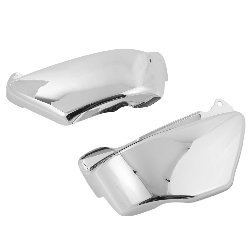 2pcs Motorcycle Side Battery Fairing Cover Left Right ABS Wearproof Replacement for Magna VF750 VF750C 1994‑2004Chrome