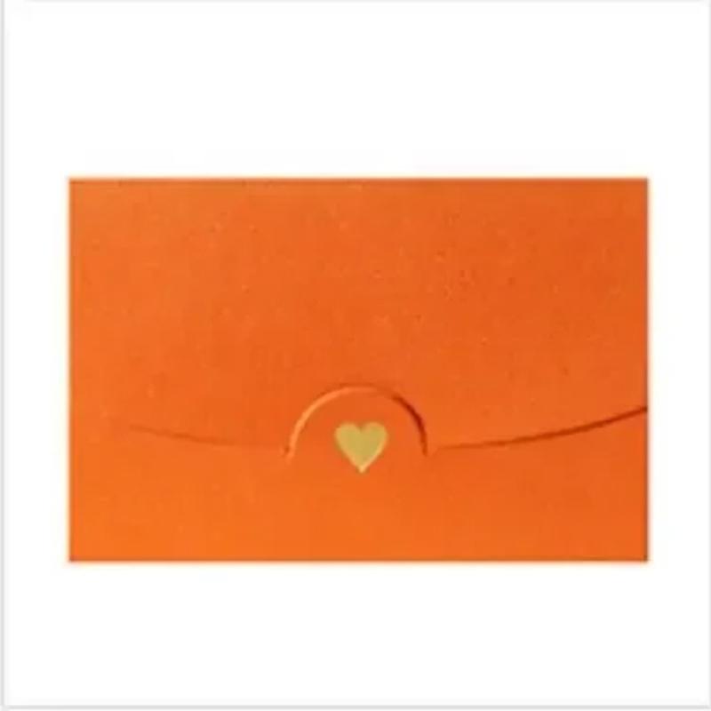 20pcs Mini Envelopes Small Greeting Card Name Card Envelope Hot Stamping Love Pearlescent Paper