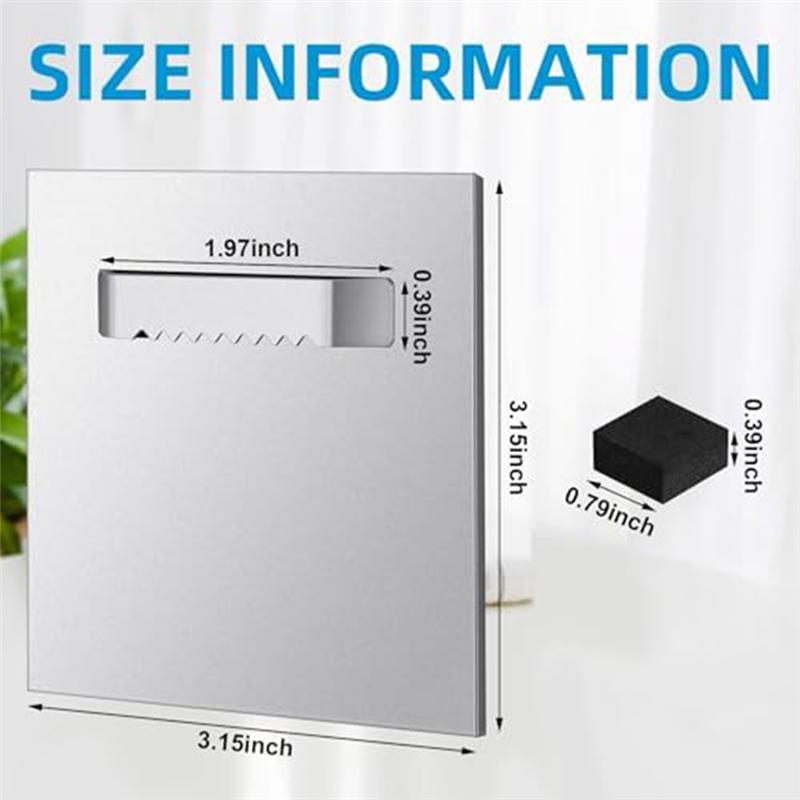 A20F-6-Pack Self-Adhesive Clothes Hangers 8.0 X 8.0 Cm Hook Adhesive Picture Hanging Board Kit For Mirrors And Hanging Art