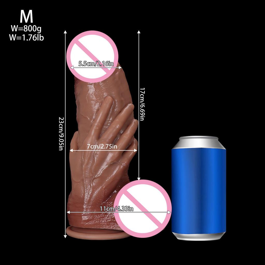 Handheld Dildo Weiblicher Super-Simulationspenis Erwachsenen-Sexprodukt Masturbator SM Grenzüberschreitendes Sexspielzeug