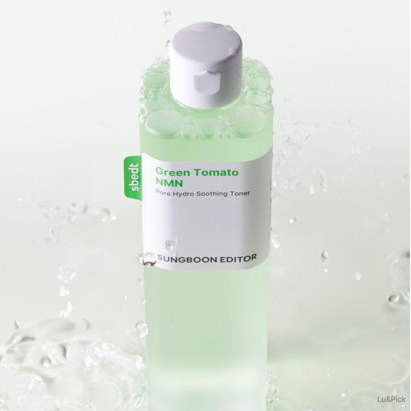 Sungboon Editor Green Tomato Pore Calming NMN Hyaluronic Acid Toner 350ml (+Free gift)