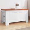 VidaXL Storage Chest and Lid, Toy Box, Storage Cabinet, Living Room Hallway Organizer, Brown and 364918