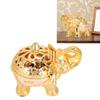 Elephant Shaped Incense   Aromatherapy Ornament for Living Room Entryway Bedroom(Bronze )