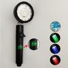 LED Digital Temperature Display Shower Head Temperature Control Colorful Fan High Pressure Rainfall Showerhead With Stop Button