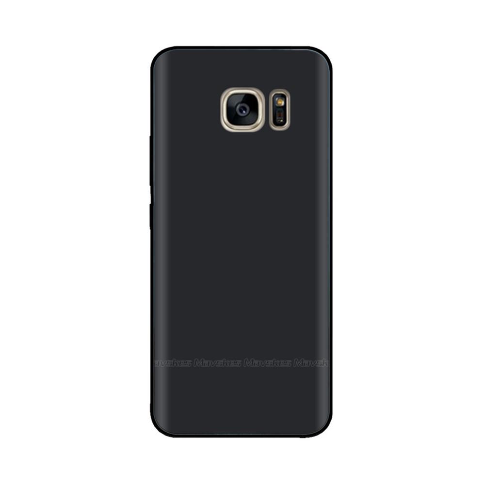 Black Silicone Case For Samsung Galaxy S6 Edge Case Soft TPU Cover For Samsung Galaxy S6 S 6 Edge Case Cover Bumper Coque Para