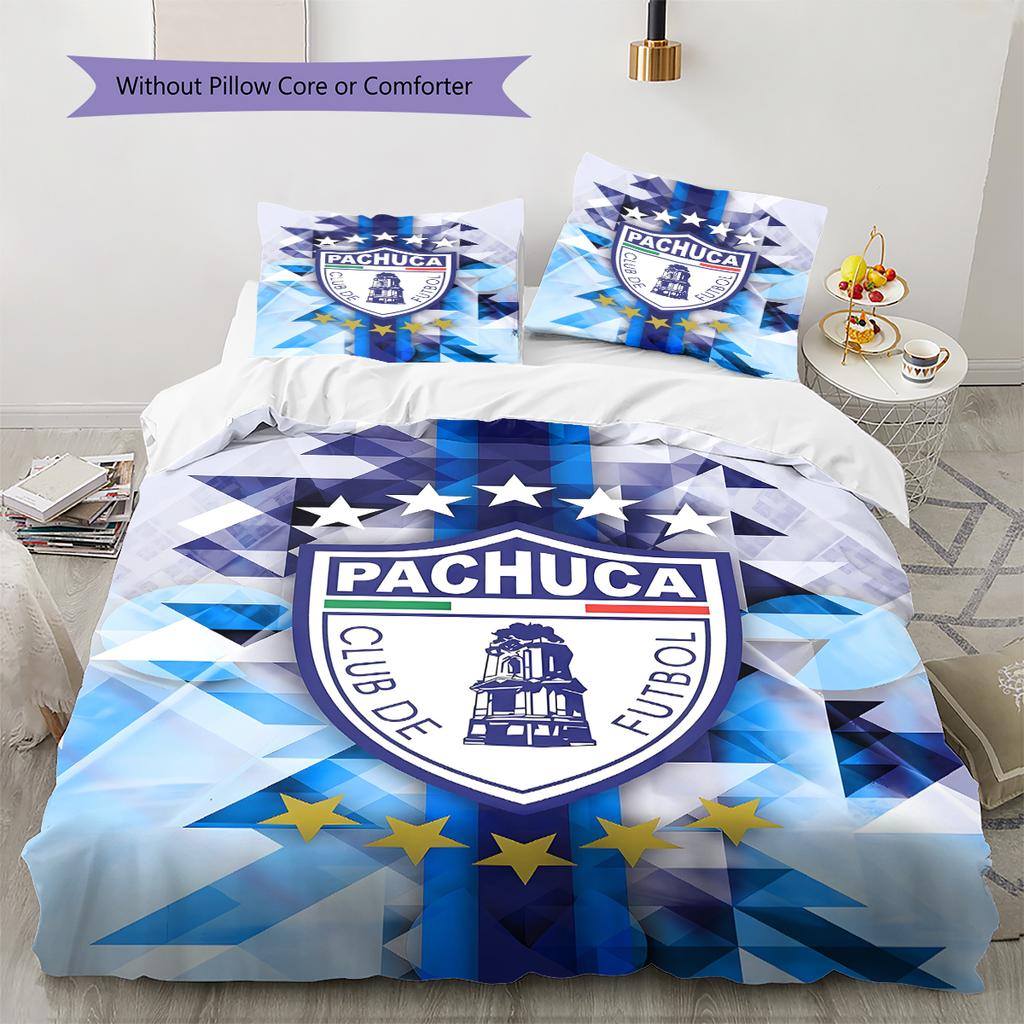 C.F. Pachuca Pattern Bedding,Quilt Set Quilt Cover Pillowcase Home Birthday Gift (1 * duvet cover + 2 * pillowcase, without core)