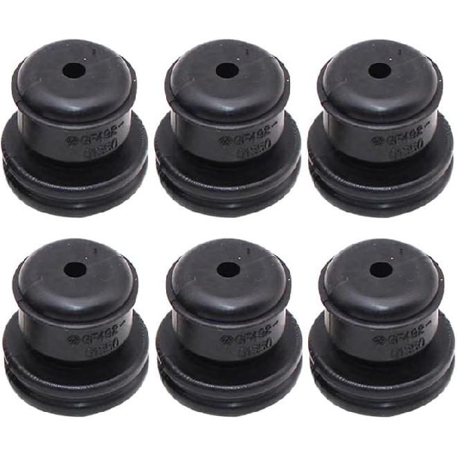 

Garneck 6pcs Auto Engine Cover Cushion Pads Rubber Protection for Car Engines Vibration Absorbing Gaskets Lightweight and Versatile Auto Parts