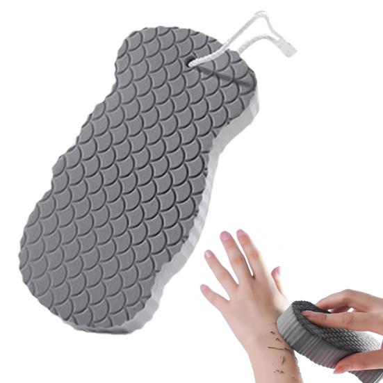 Reusable Bath Scrubber Gentle Skin Scrubber with Lanyard Efficient Exfoliation Dead Skin Remover Universal Skin Type Bath Accessory