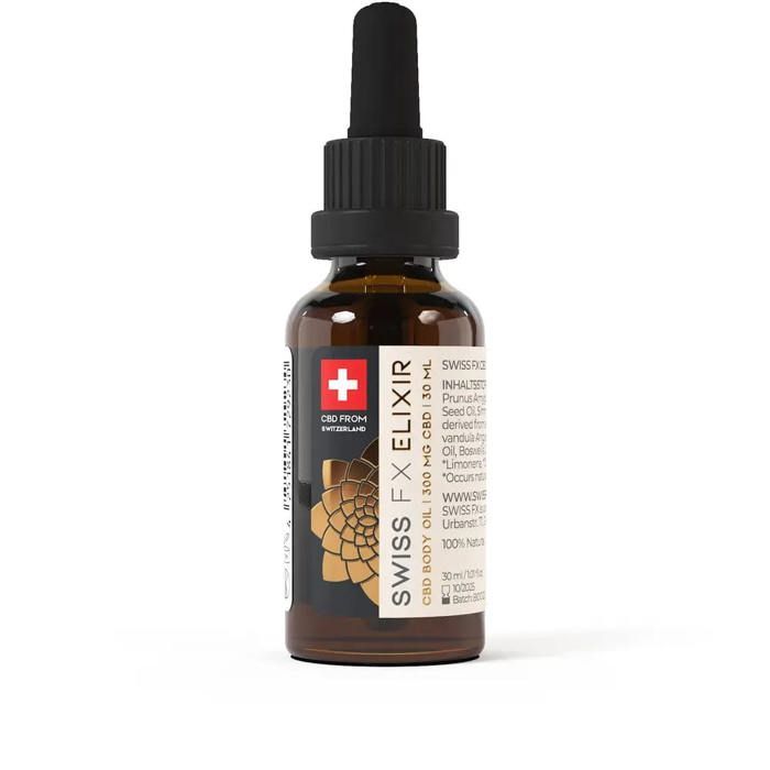 

Huile de massage naturelle Corps, CBD 300mg (30ml) 2 flacons