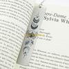 W89C Inspirational Bookmarks Pendant Bookmarks Metal Book Mark Book Page Divider Present for Teacher Book Lover Student