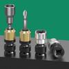 1/2inch Drives To 1/4inch Hex Drill Chuck Socket Adapter For Wrench Household Electric Wrench Power Accessories