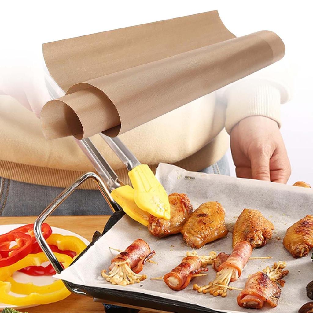 Backmatte Heißluftfritteusen-Einlage Hitzebeständig BBQ Grill Ofen Arbeitsplatte