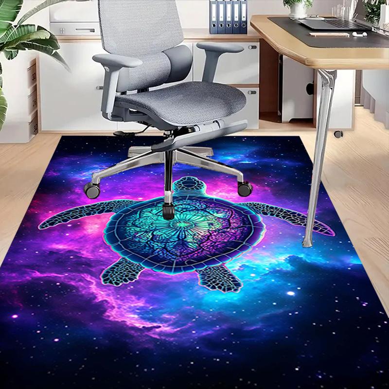 1PC turtle nebula Extra Large Non Slip Floor carpet, Office, family, Studio   Large Area Rug Indoor Rugs, Bold Statement Piece