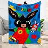 Bing's Colorful Adventure Blanket Warmthful Decor Suitable for Chair Picnics Bed Four Seasons Multipurpose Modern