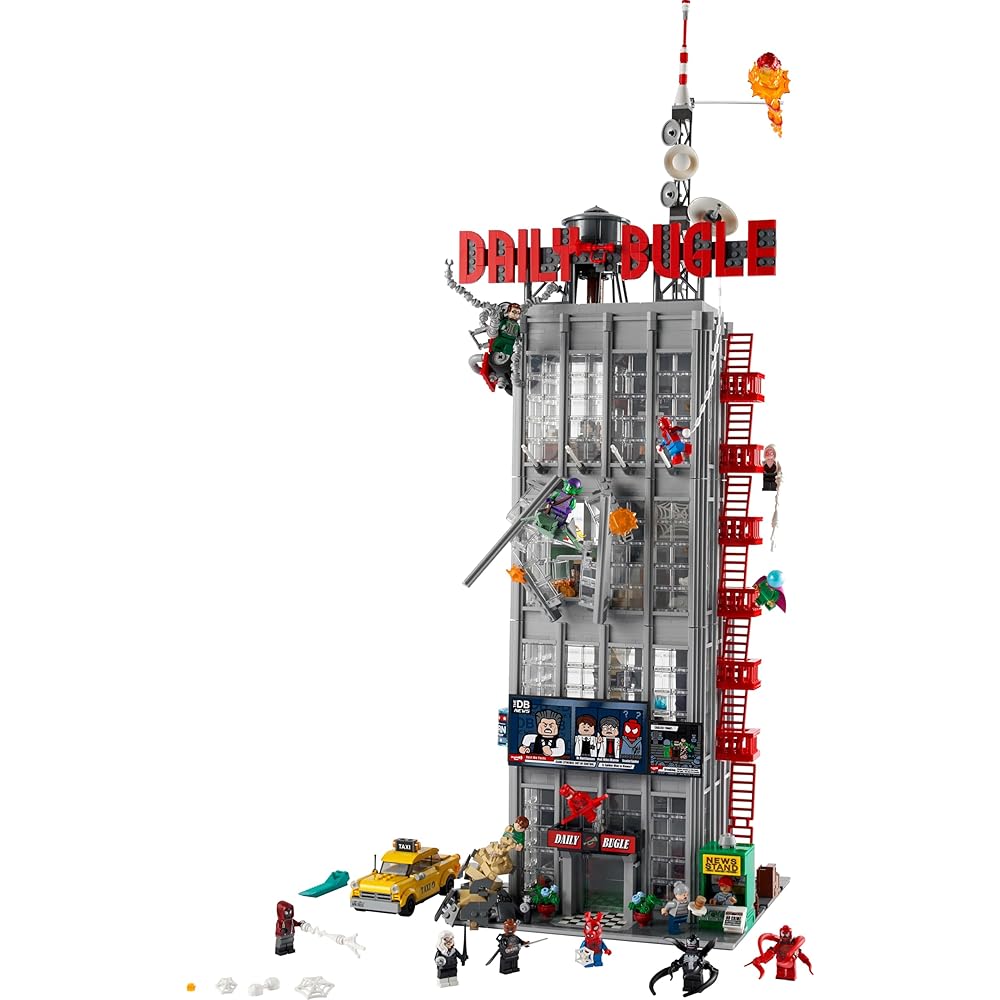 

LEGO Marvel Daily Bugle Building Set 76178 Toy Gift for Kids and Adults