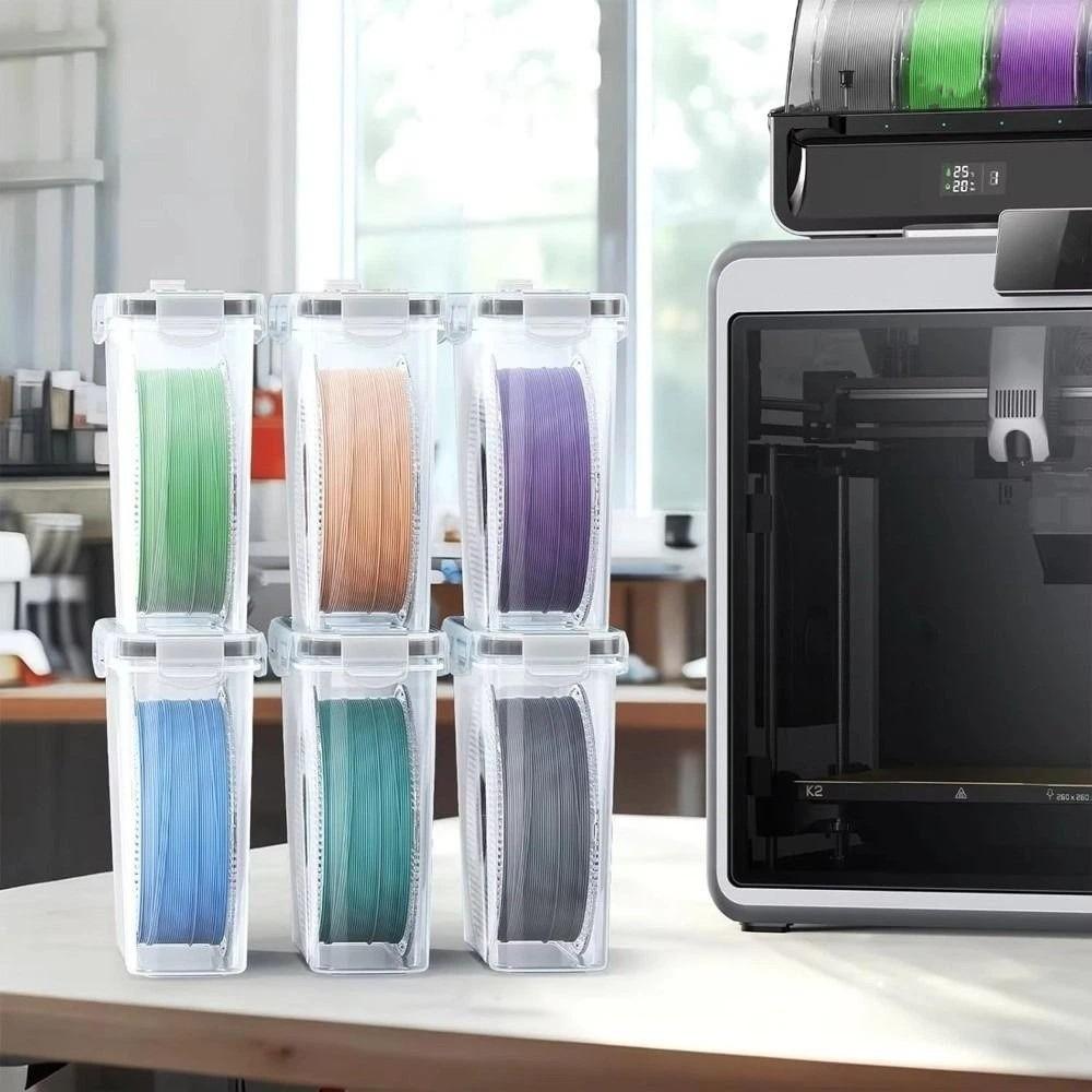 Airtight 3D Printing Filament Container Transparent Filament Storage Organizer Protection
