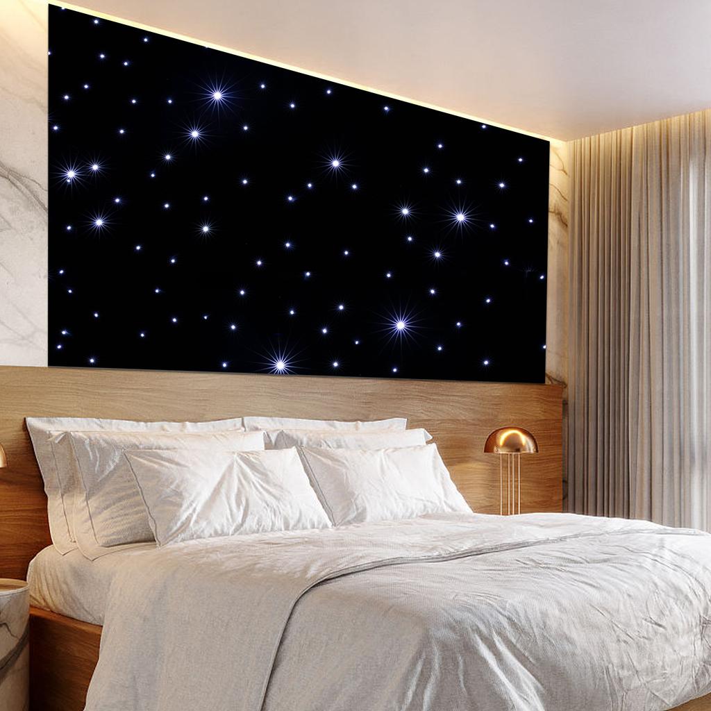 3x6m LED Star Curtain Backdrop, 360 LEDs DMX Remote Control Black Velvet Light Display for Stage Wedding Party Photo Background