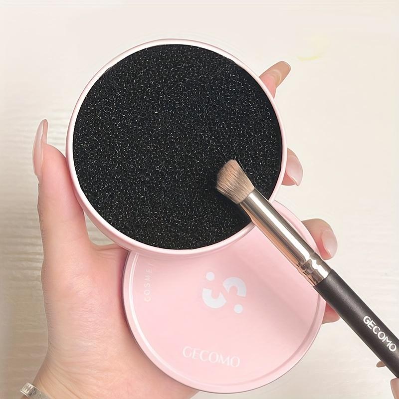 Nádobka na čištění štětců na make-up Štětec na suché čištění Nádobka na čištění k odstranění zbytků pudru