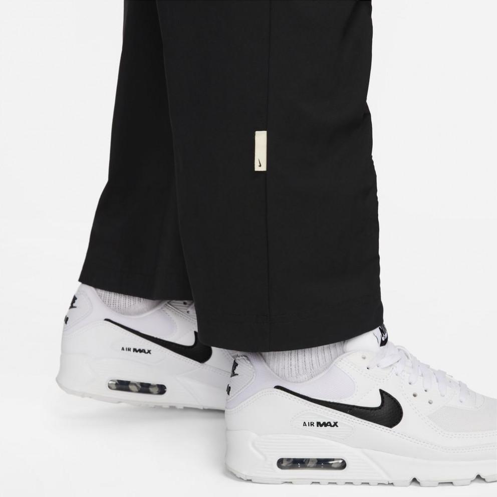 Nike Solid Color Mid-Rise Drawstring Loose Casual Pants Women Bottoms Black DV8218-010