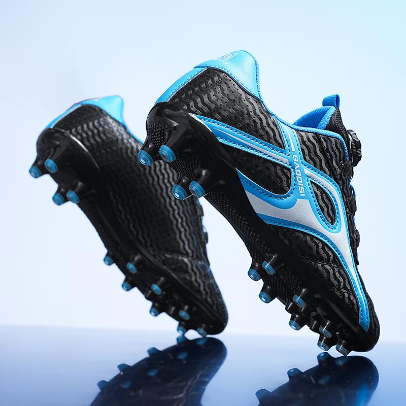 

Детские футбольные бутсы Society TF/FG Школьные футбольные бутсы Бутсы Травяные кроссовки для мальчиков и девочек Спортивная обувь для тренировок на открытом воздухе Размер 28-39 35 синий