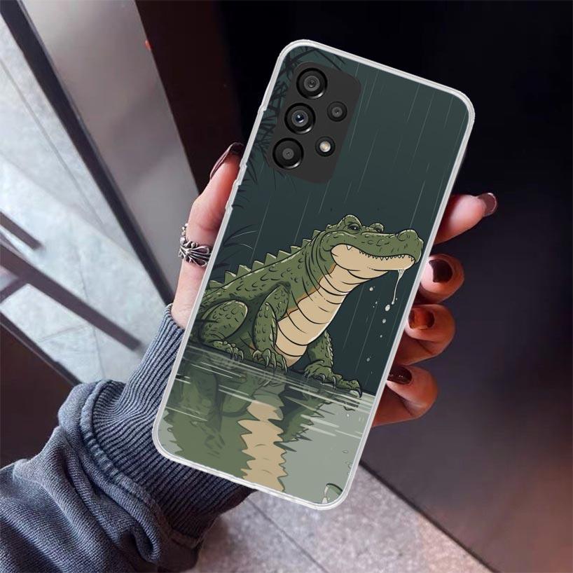

Crocodile Animal Phone Case For Samsung Galaxy A17 A57 A37 A16 A26 A36 A56 A15 A25 A35 A55 A14 A13 A54 A53 A34 A24 A33 A23 Galax Samsung A14