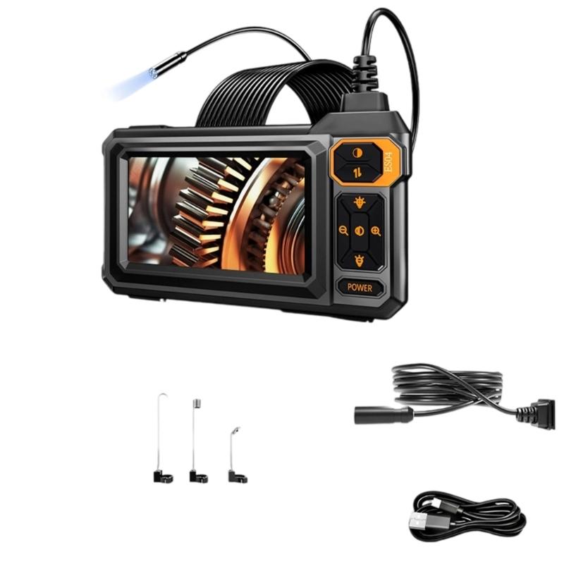 

1080P Hdtv Industrial Endoscope With Flexible Magnetic Probe For Automotive Engine Pipe Inspection And Maintenance Tool 1