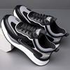 2025 Spring New Men's Sports Shoes Fashion Running Leather Cowhide Men's Shoes Platform Trend Color Matching Dad Shoes