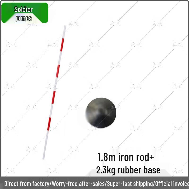 Bingyue 1.8m Slalom Training Pole with 2.3kg Rubber Base
