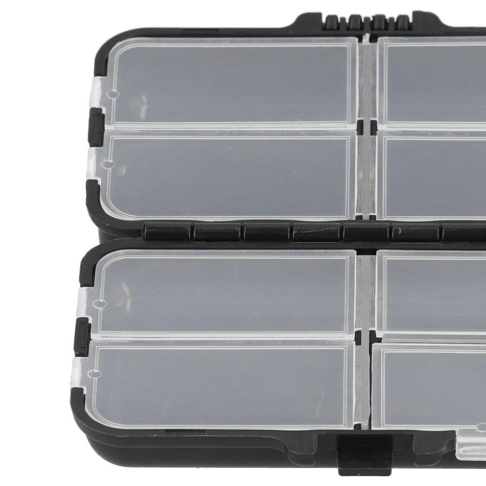 2PCS Double Sided Fishing Tackle Box Detachable Fishing Lure Box Lure Storage Box  Hook Storage