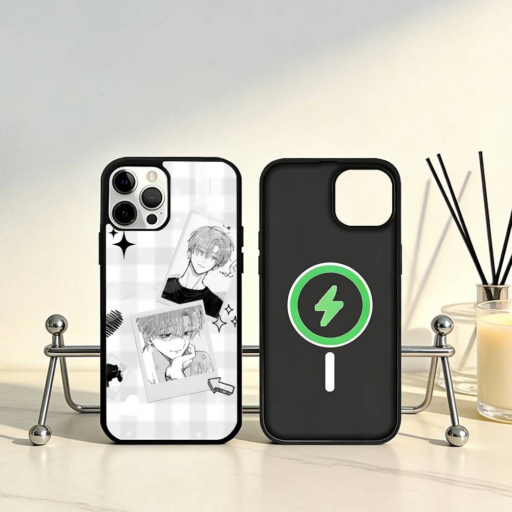 

T-Tamon s B-Side Phone Case For iPhone17,16,15,14,13,12,11 Plus,Pro Max Magnetic For Magsafe Wireless Charging iPhone15PRO