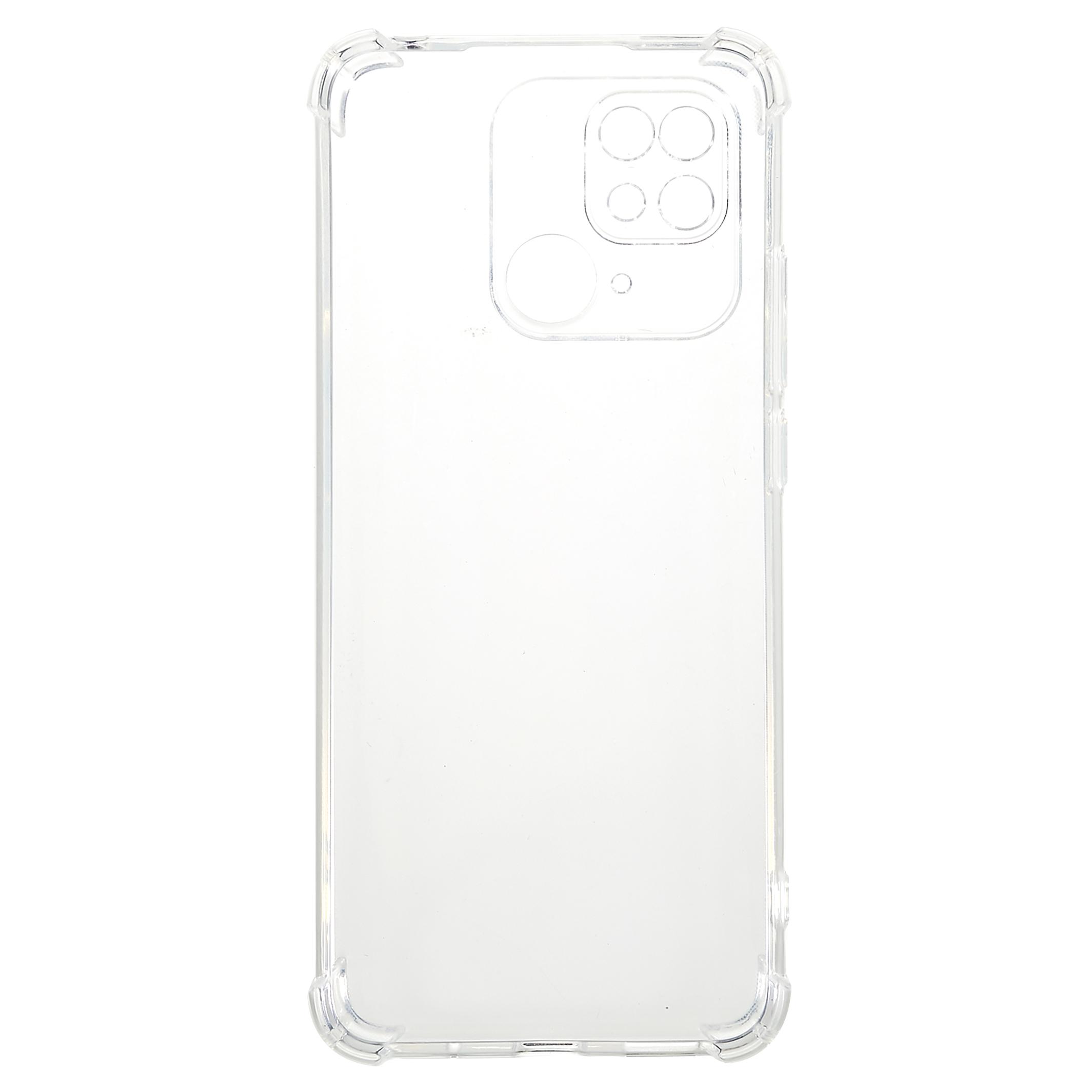 

For Xiaomi Redmi 10C 4G Clear Smartphone TPU Phone Case Anti-Drop 1.5mm Thick Reinforced Corner Precise Cutout Phone Cover Shell A