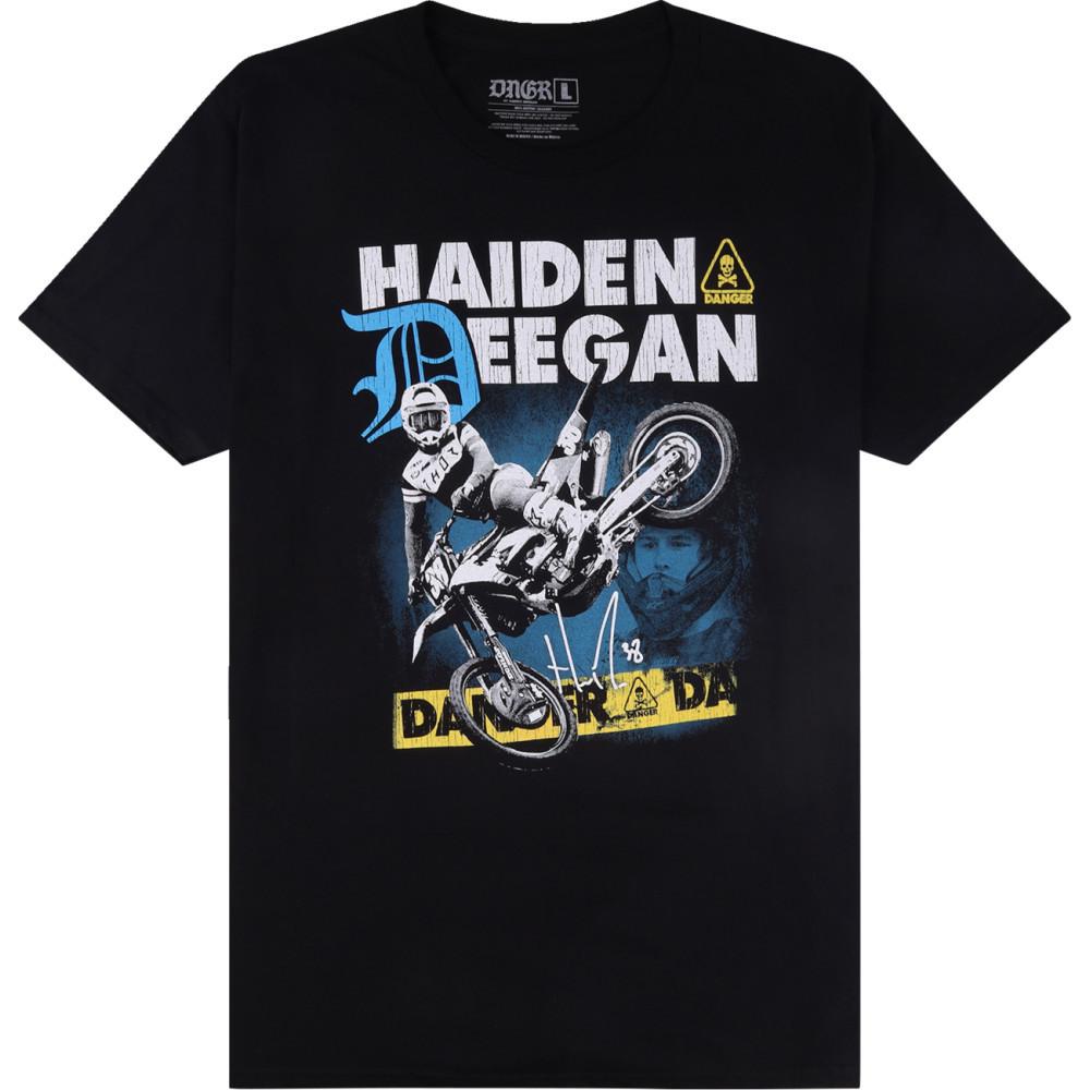 Deegan Apparel DMTSS3023BLKXL Caution T-Shirts Unisex T-Shirt XXL
